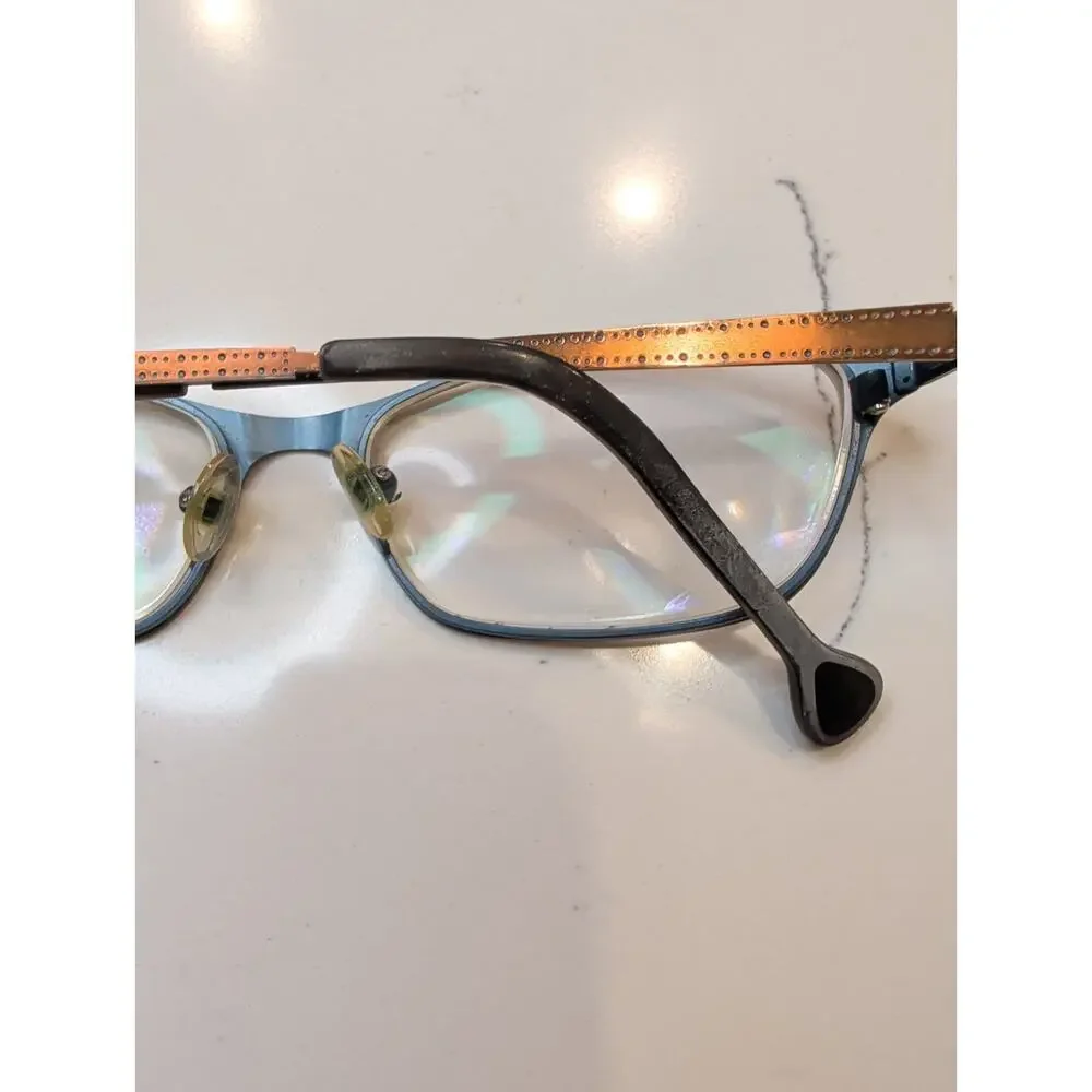 Lisa Loeb Wings 213 Chocolate Ivy Eyeglasses Frames 53-16-135 Cat Eye Glasses